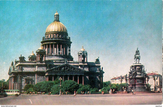 Leningrad - St. Petersburg - St. Isaac' s Cathedral - 1974 - Russia USSR - unused - JH Postcards
