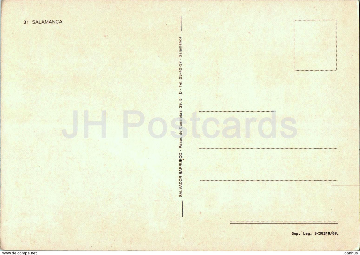 Salamanque - multiview - 31 - Espagne - inutilisé 
