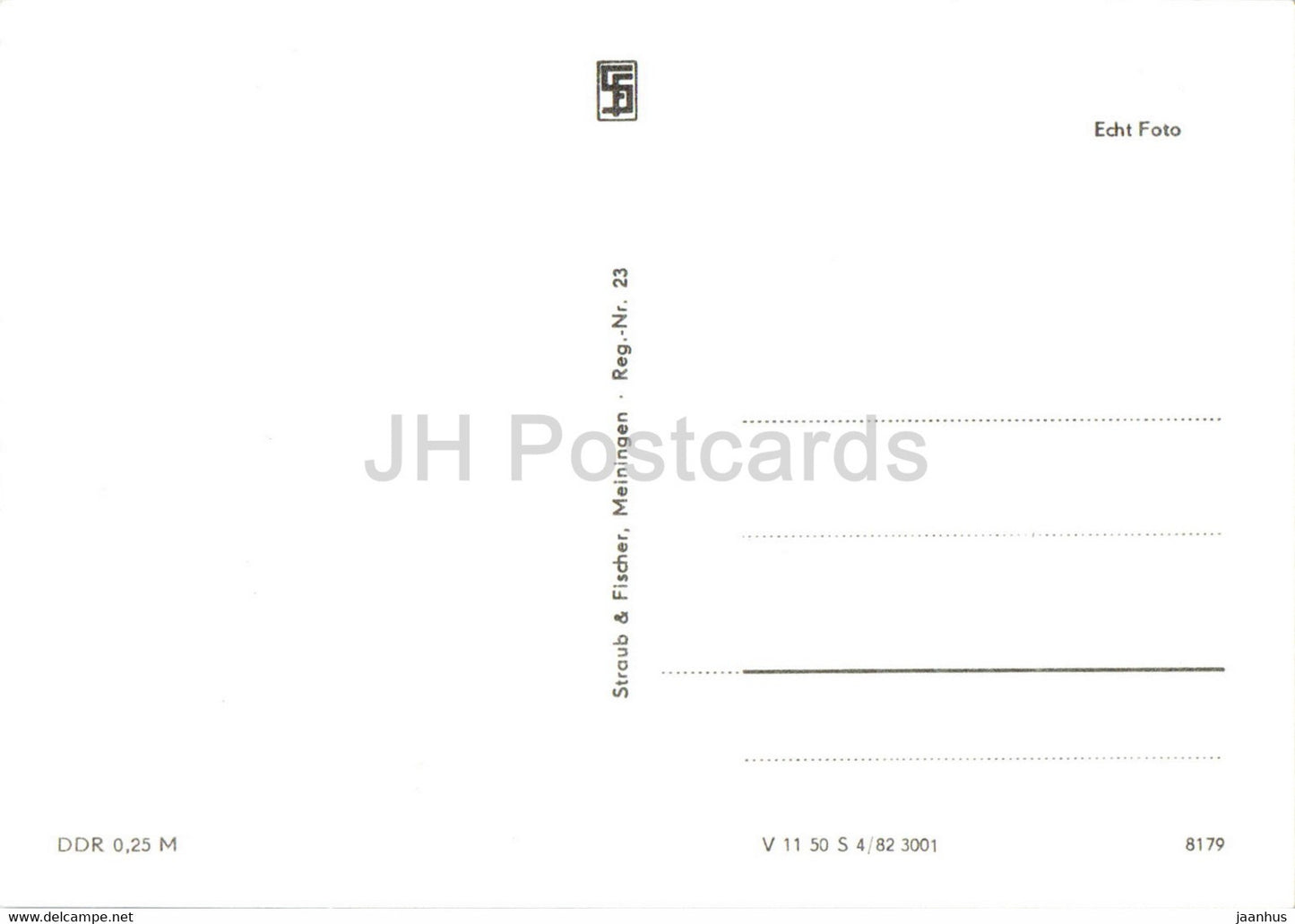 Oberhof - Oberer Hof - Ernst Thalmann Haus - Interhotel Panorama - Rennschlittenbahn - Germany DDR - unused
