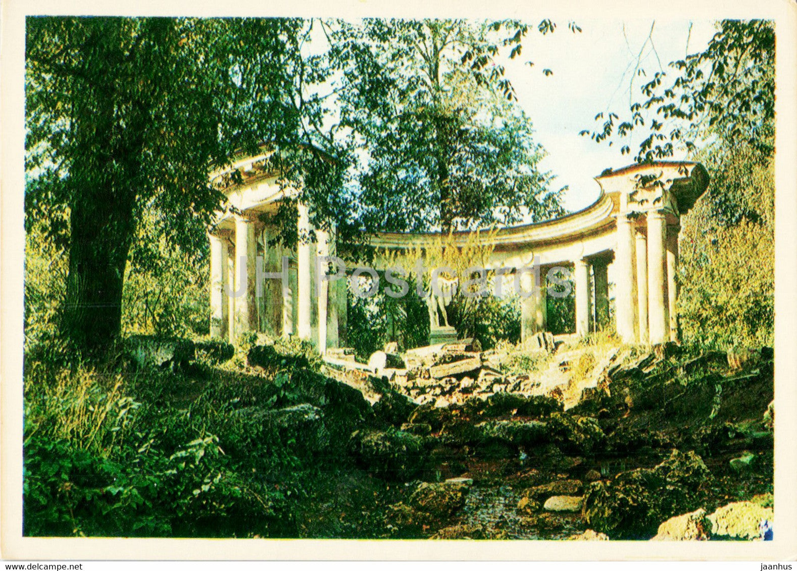 Pavlovsk - The Apollo Colonnade. 1782-83 - 1 - Russia - USSR - 1972 - unused - JH Postcards