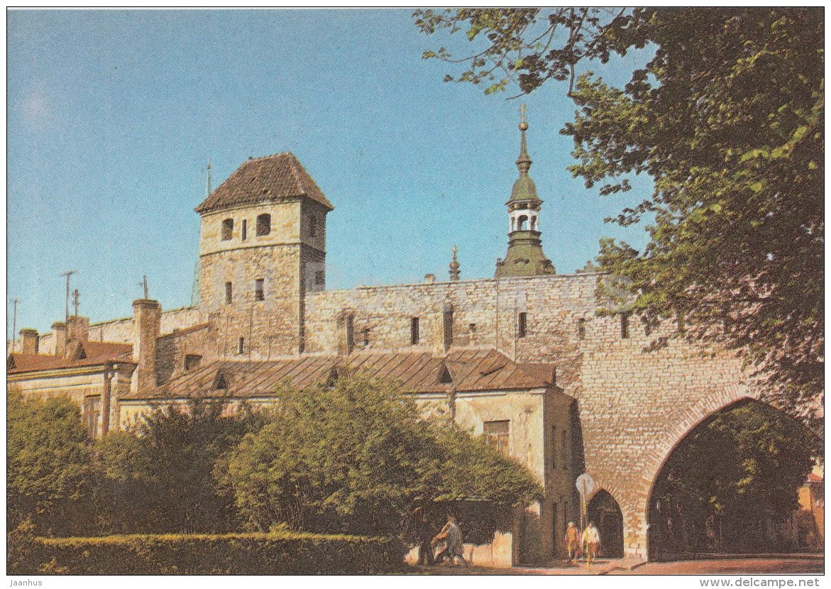 Tallinn City Wall - Old Town - Tallinn - 1986 - Estonia USSR - unused - JH Postcards