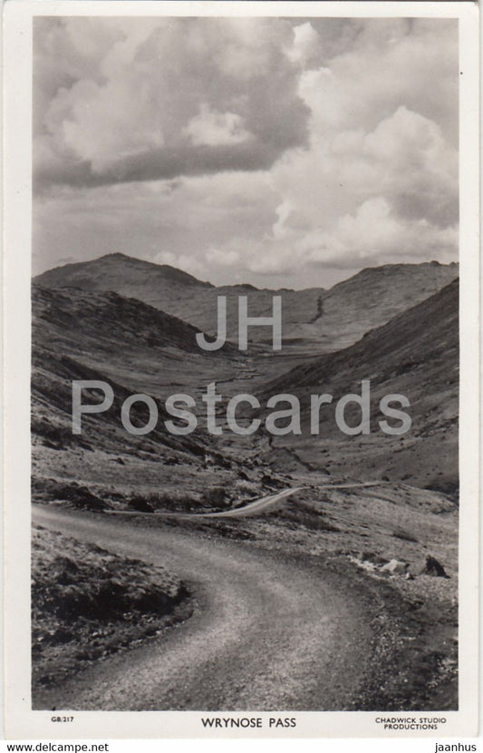 Wrynose Pass - GB 217 - old postcard - England - United Kingdom - unused - JH Postcards