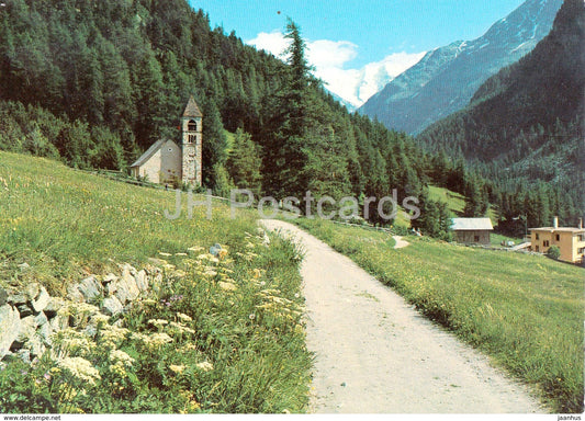 Sta Maria - Pontresina mit Piz Palu - 1977 - Switzerland - used - JH Postcards