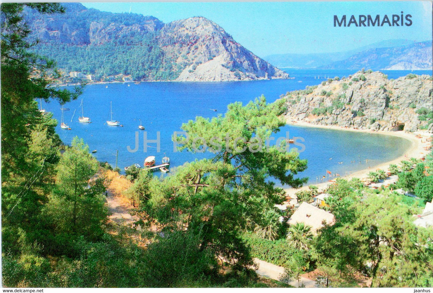 A view of Marmaris - Kayalar - 1989 - Turkey - used - JH Postcards