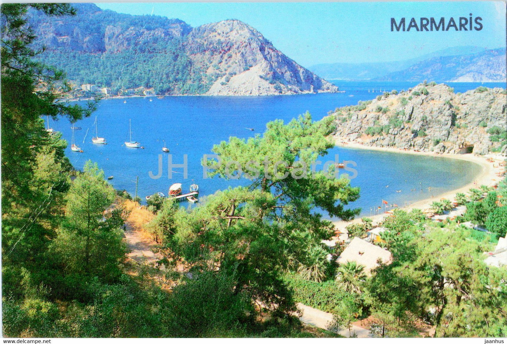 A view of Marmaris - Kayalar - 1989 - Turkey - used - JH Postcards