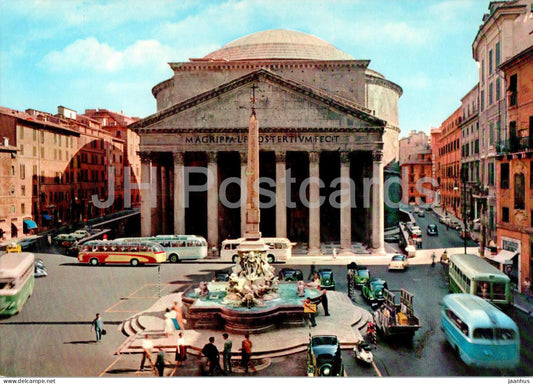 Roma - Rome - Il Pantheon - bus - ancient world - 28322 - Italy - unused - JH Postcards