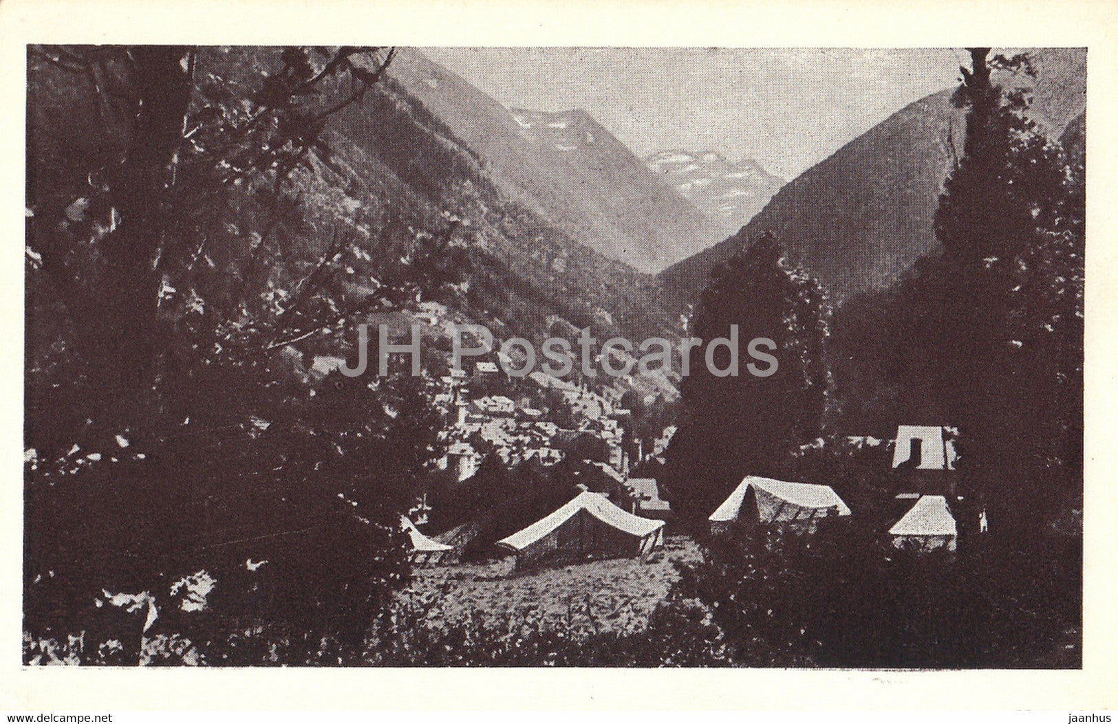 Cauterets - Le Cerous - Camp Climatique  et Thermal du Touring Club de France - old postcard - France - unused - JH Postcards