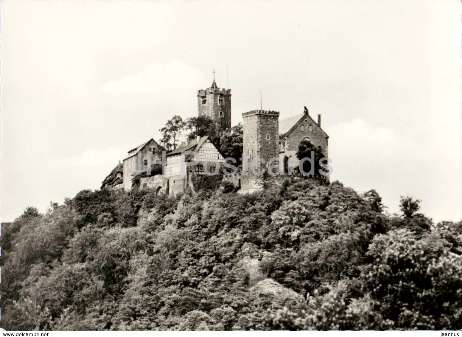 Die Wartburg bei Eisenach - old postcard - Germany DDR - unused - JH Postcards