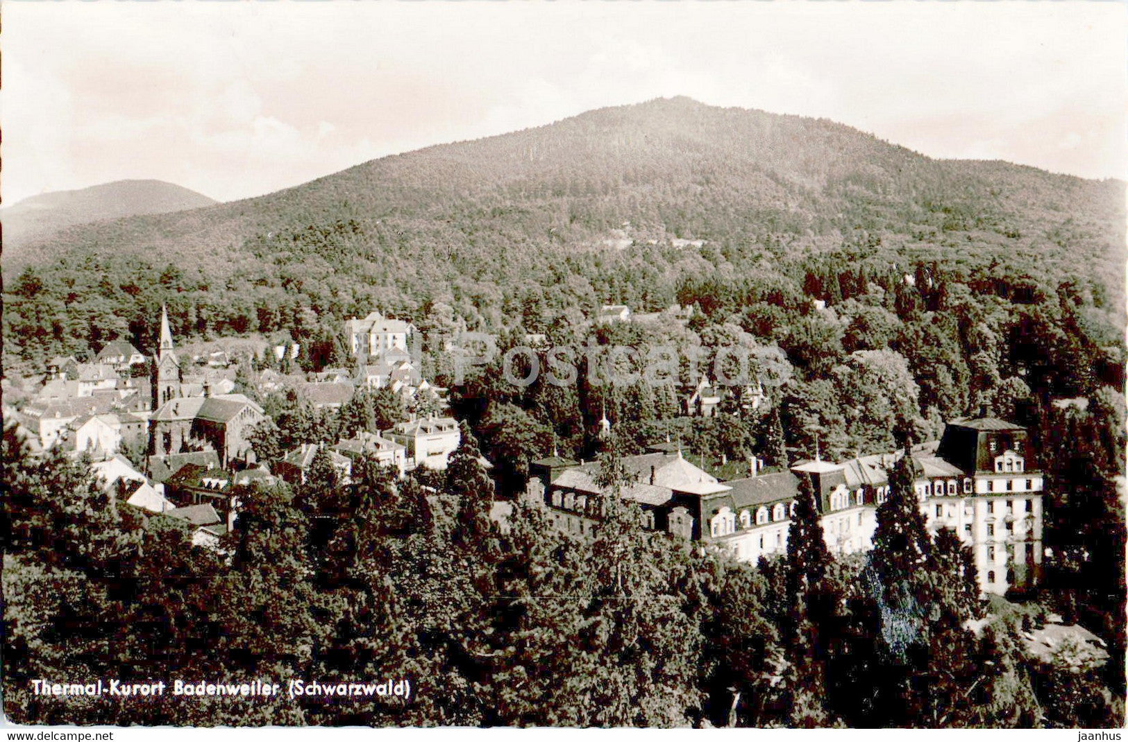 Thermalkurort Badenweiler - Schwarzwald - 1959 - old postcard - Germany - used - JH Postcards