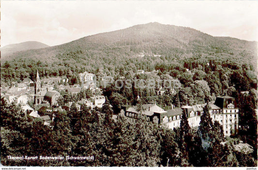 Thermalkurort Badenweiler - Schwarzwald - 1959 - old postcard - Germany - used - JH Postcards