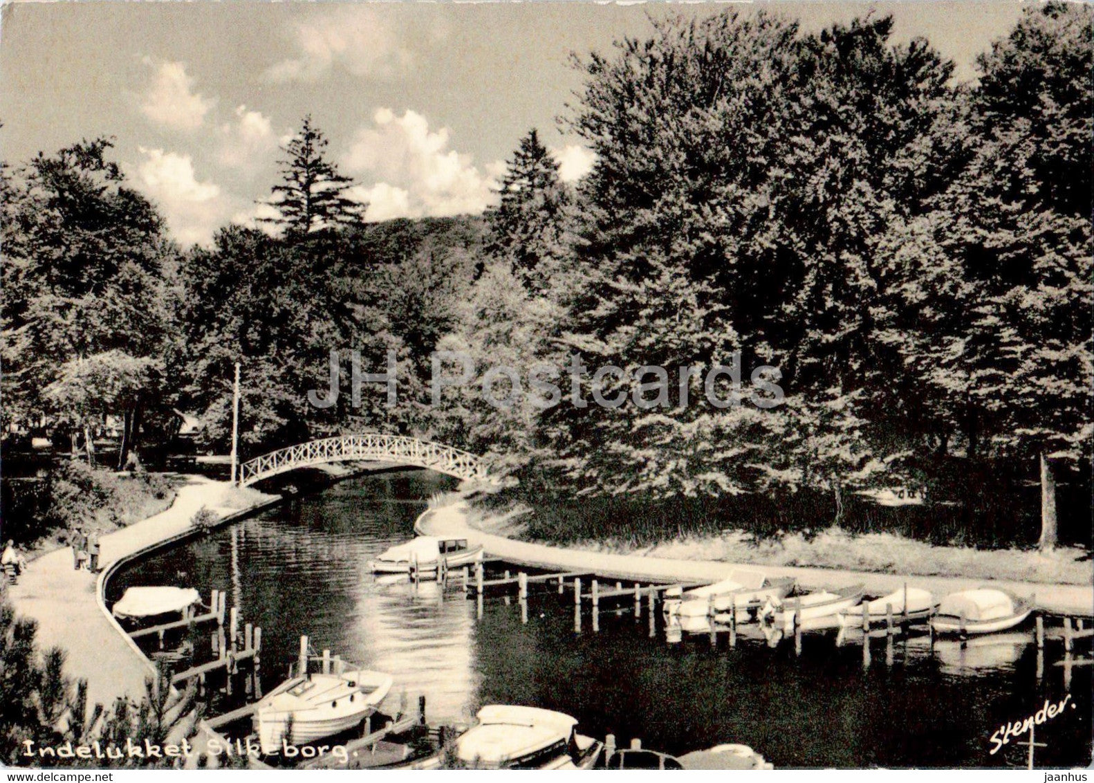 Indelukket Silkeborg - 1968 - Denmark - used - JH Postcards