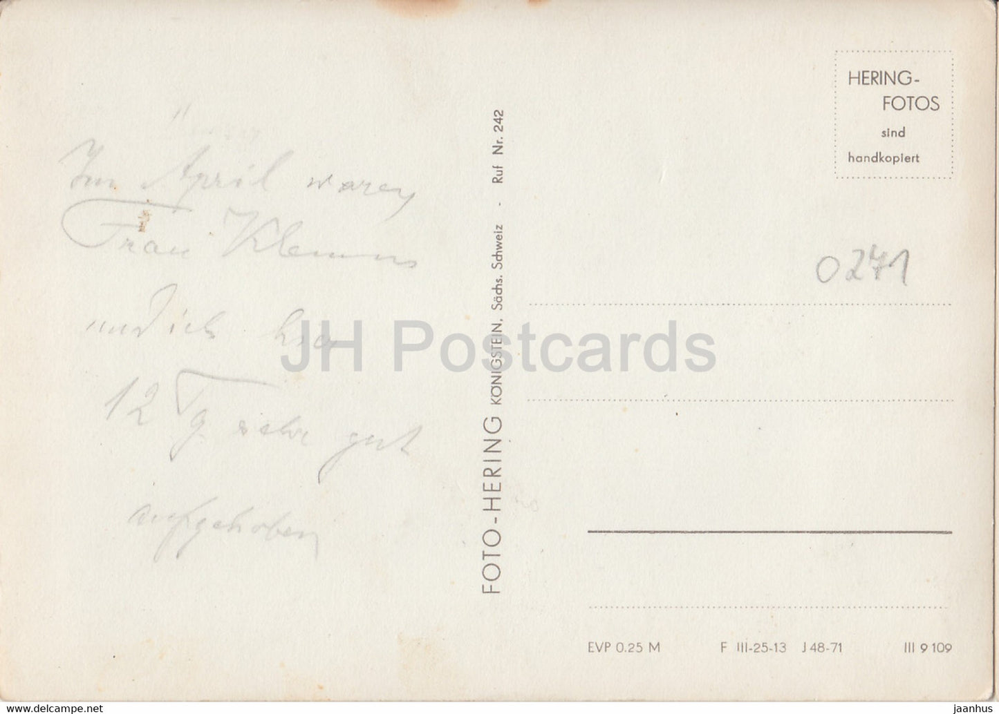 Haidehof - 8323 - Kurort Gohrisch - Sachsische Schweiz - 4247 - Germany - used