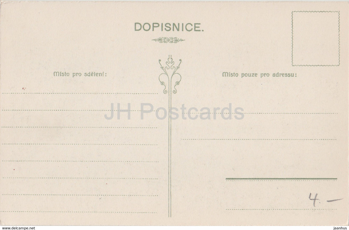 Nove Mesto - Pohled s Petrina - Depose 2 - old postcard - Czech Republic - unused