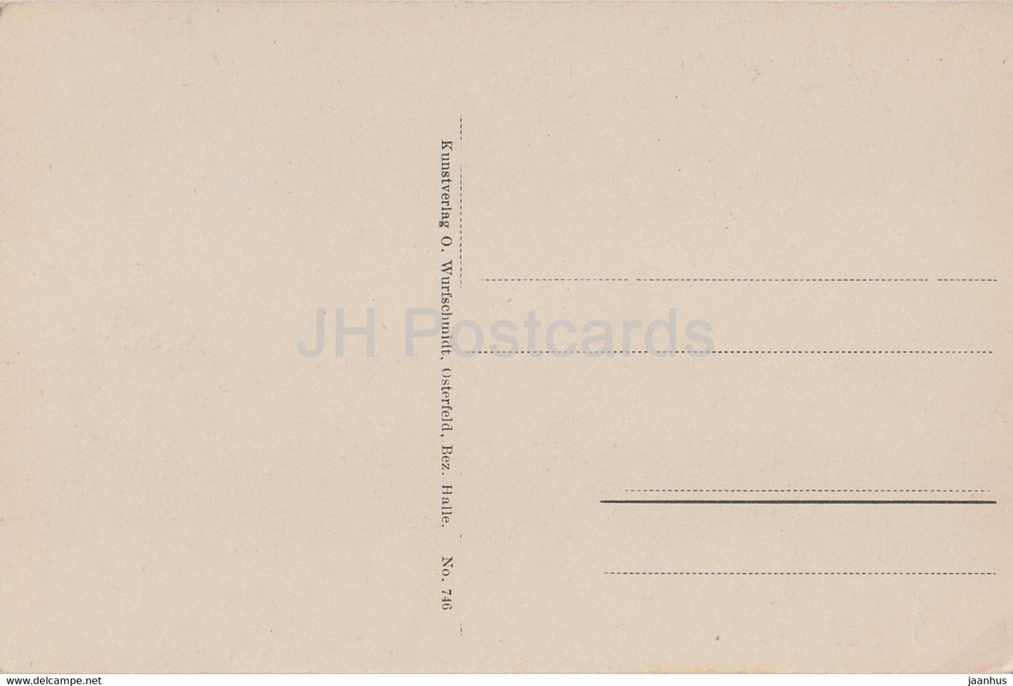 Klosterruine Paulinzella - 746 - old postcard - Germany - unused