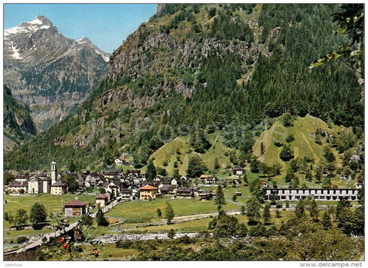 Il Ticino pittoresco - Valle Verzasca - valley - 5631 - Sonogno - Italia - Italy - unused - JH Postcards