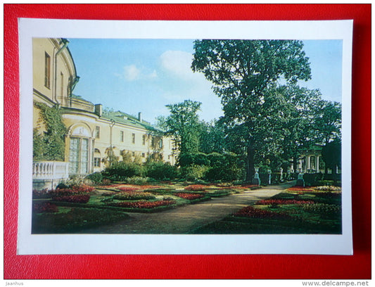 Great palace as seen from Her Majesty`s Own Garden - Palace Museum in Pavlovsk - 1970 - Russia USSR - unused - JH Postcards