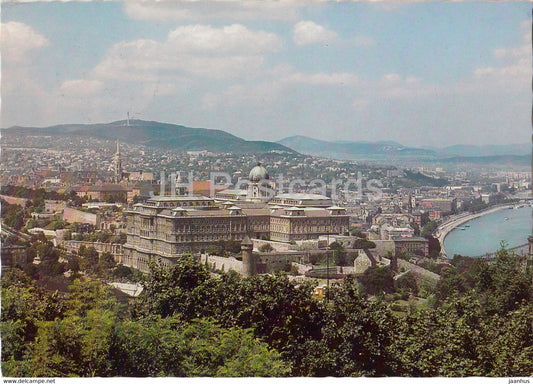 Budapest - View With the Castle - Hungary - used - JH Postcards
