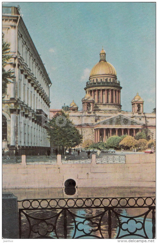 St Isaac´s Square - Leningrad - St. Petersburg - 1969 - Russia USSR - unused - JH Postcards