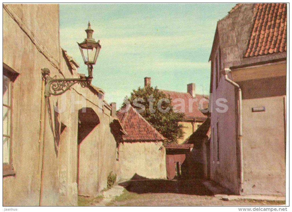 on the Toompea hill - old town - Tallinn - 1970 - Estonia USSR - unused - JH Postcards