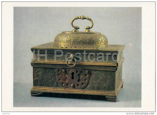 Casket - Copper Art in Russia - 1990 - Russia USSR - unused - JH Postcards