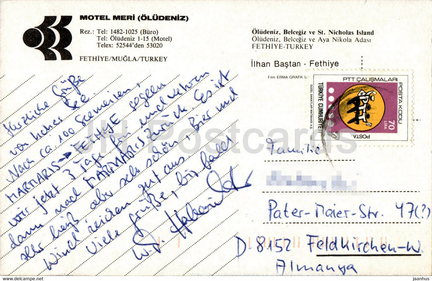 Fethiye - Oludeniz Belcegiz ve St Nicholas Island - Ilhan Bastan - Turkey - used