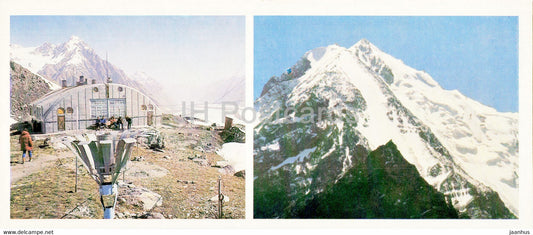Pamir - Gorno-Badakhshan - Gorbunov Meteo Station at Fedchenko glacier - 1985 - Tajikistan USSR - unused - JH Postcards