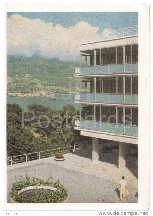 sanatorium Rossiya (Russia) - Crimea - Krym - postal stationery - 1955 - Ukraine USSR - unused - JH Postcards