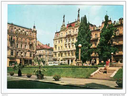 Peace Square - Marianske Lazne - Czech Republic - unused - JH Postcards