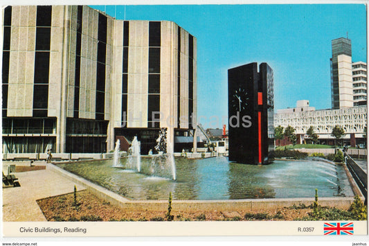 Reading - Civic Buildings - R.0357 - 1985 - United Kingdom - England - used - JH Postcards