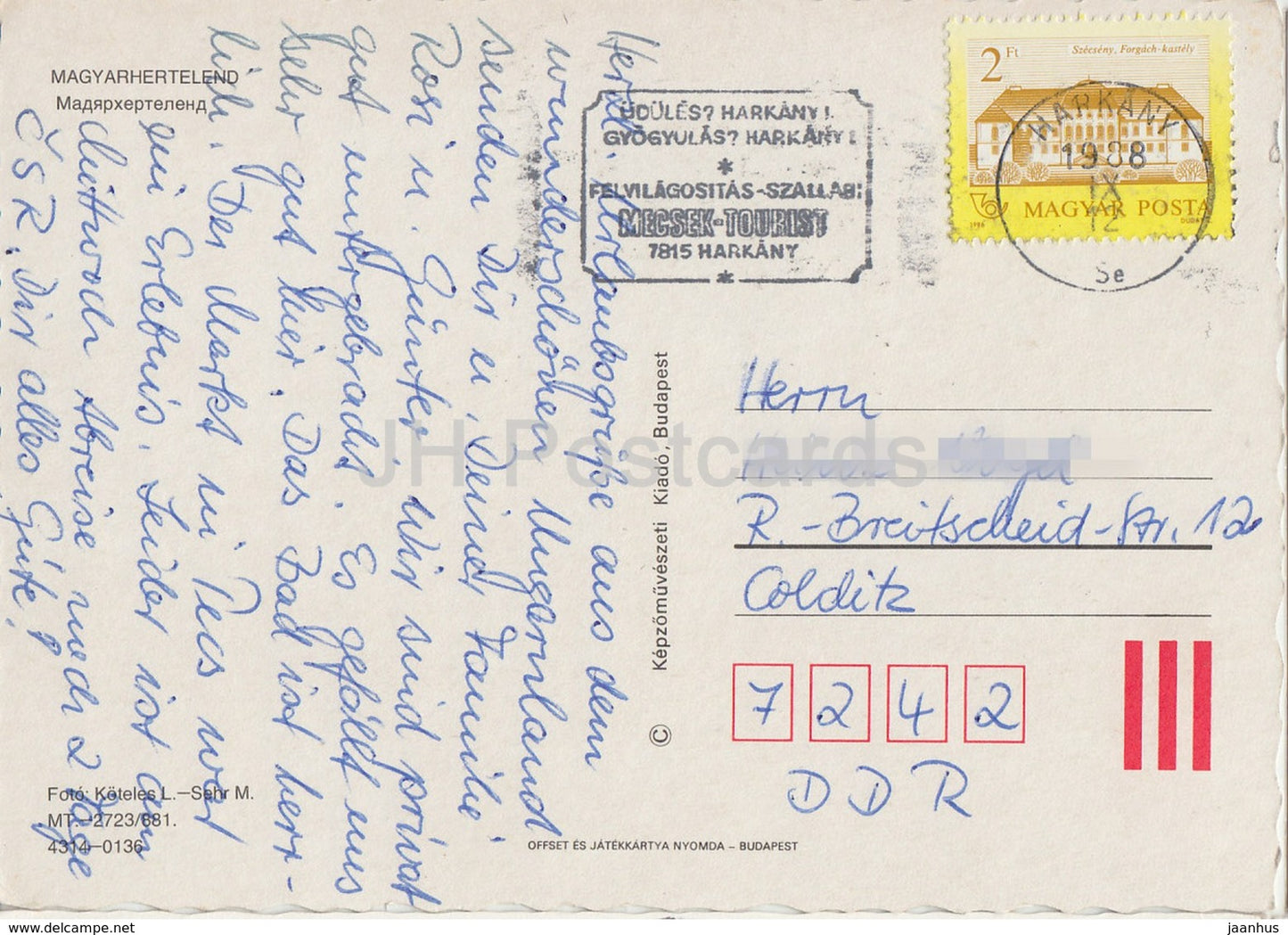 Magyarhertelend - ville - piscine - multiview - 1988 - Hongrie - d'occasion