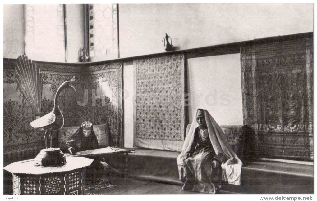 the second room of the harem - Bakhchysarai Historical Museum - photo card - 1959 - Ukraine USSR - unused - JH Postcards