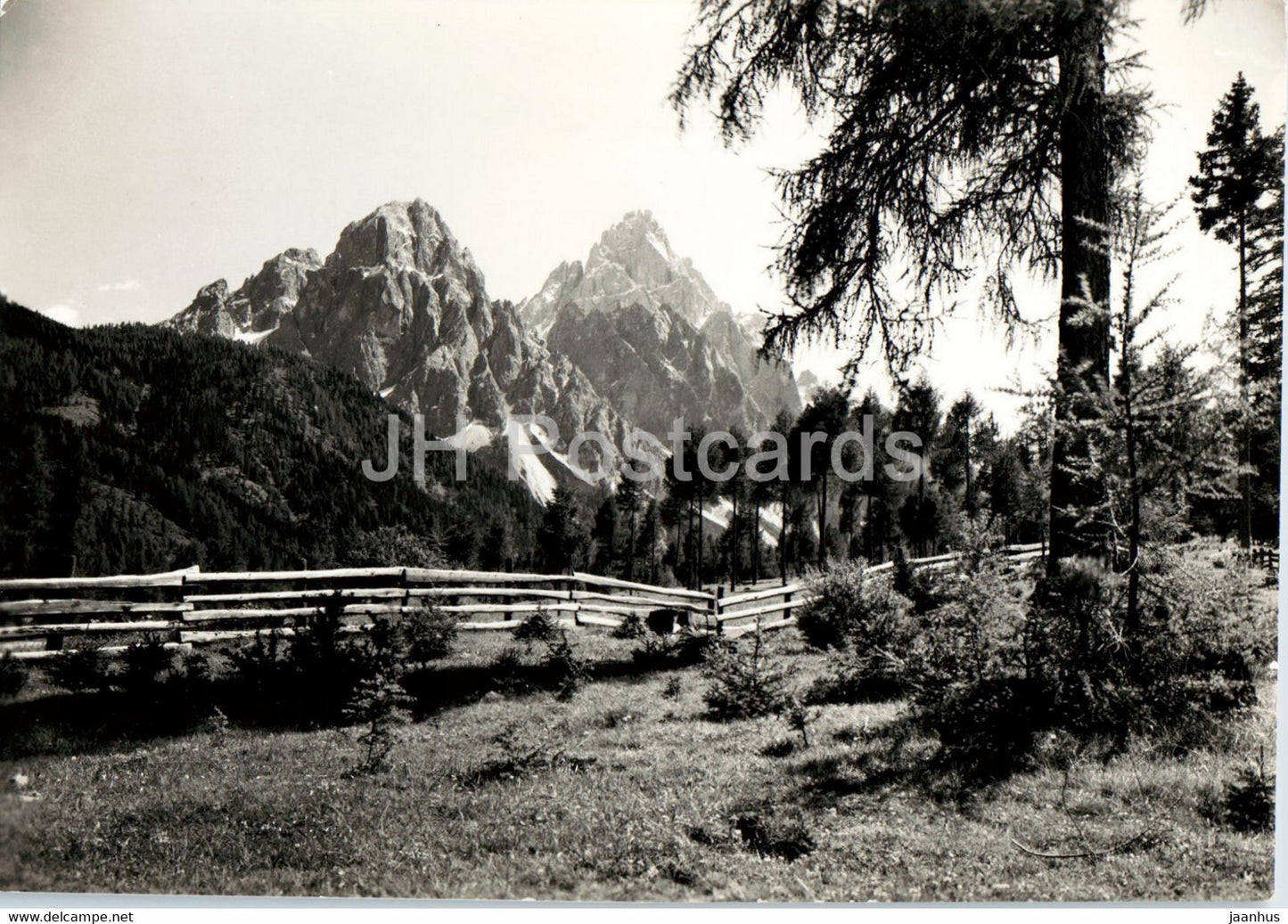 Cima - Tre Scarperi 3162 m - Dreischusterspitze - old postcard - Italy - unused - JH Postcards