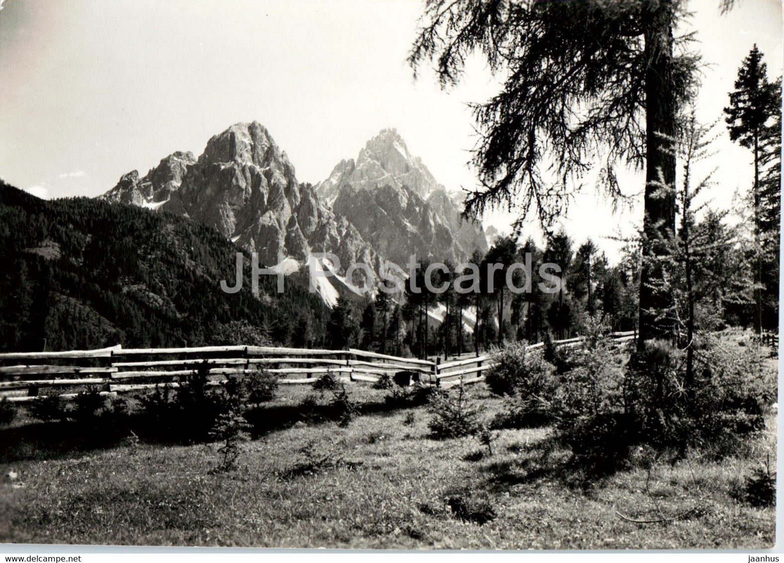 Cima - Tre Scarperi 3162 m - Dreischusterspitze - old postcard - Italy - unused - JH Postcards