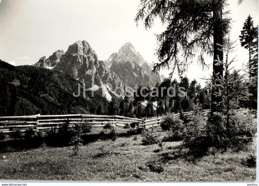 Cima - Tre Scarperi 3162 m - Dreischusterspitze - old postcard - Italy - unused - JH Postcards