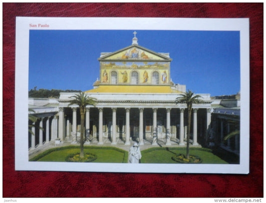 Basilica Di San Paolo - Basilica of Saint Paul - Rome - Italy - unused - JH Postcards