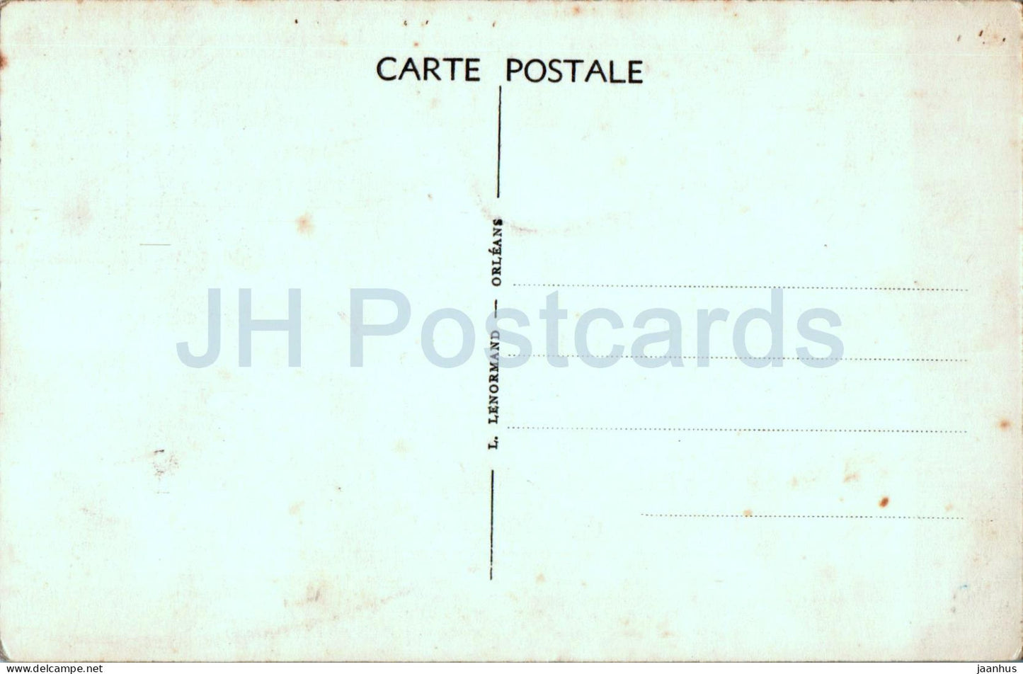 La Plaque de l'Eglise de Germigny des Prés - carte postale ancienne - France - inutilisée 