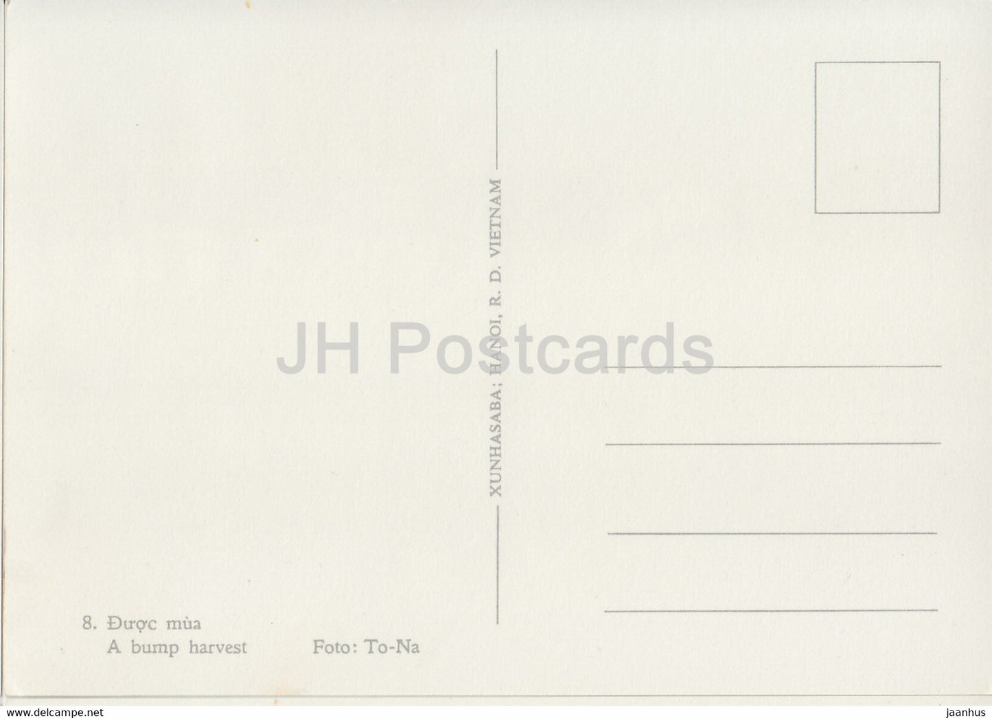 Some Aspects of Vietnam - The Bumb Harvest - Vietnam - unused