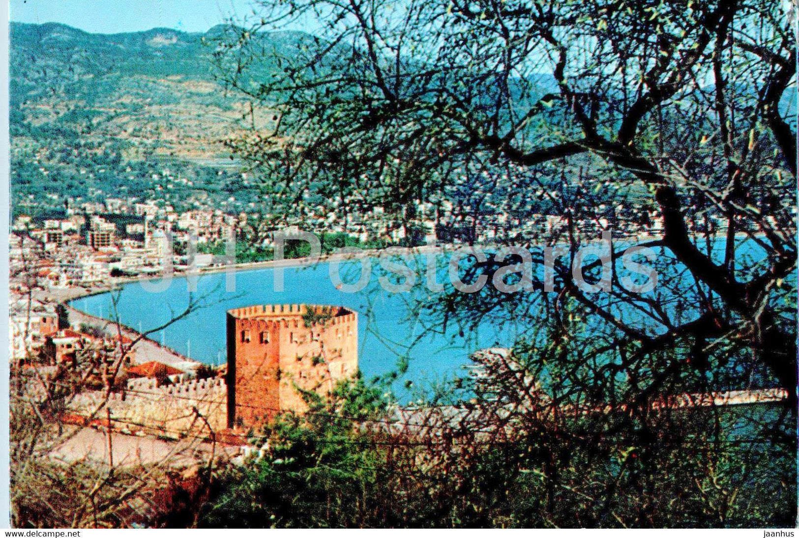 Alanya - Kaleden Sehre bir bakis - A view from the castle to the city - 1983 - Turkey - used - JH Postcards