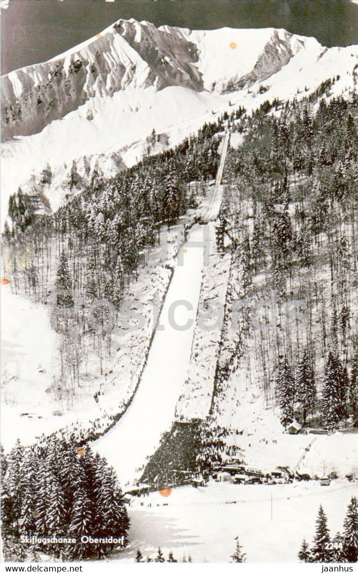 Skiflugschanze Oberstdorf - ski jumping hill - 2244 - sport - old postcard - 1964 - Germany - used - JH Postcards
