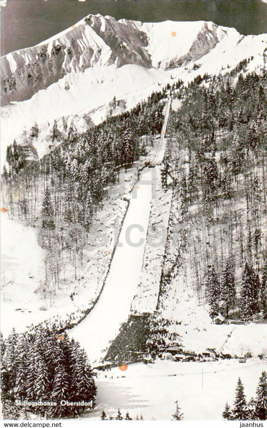 Skiflugschanze Oberstdorf - ski jumping hill - 2244 - sport - old postcard - 1964 - Germany - used - JH Postcards