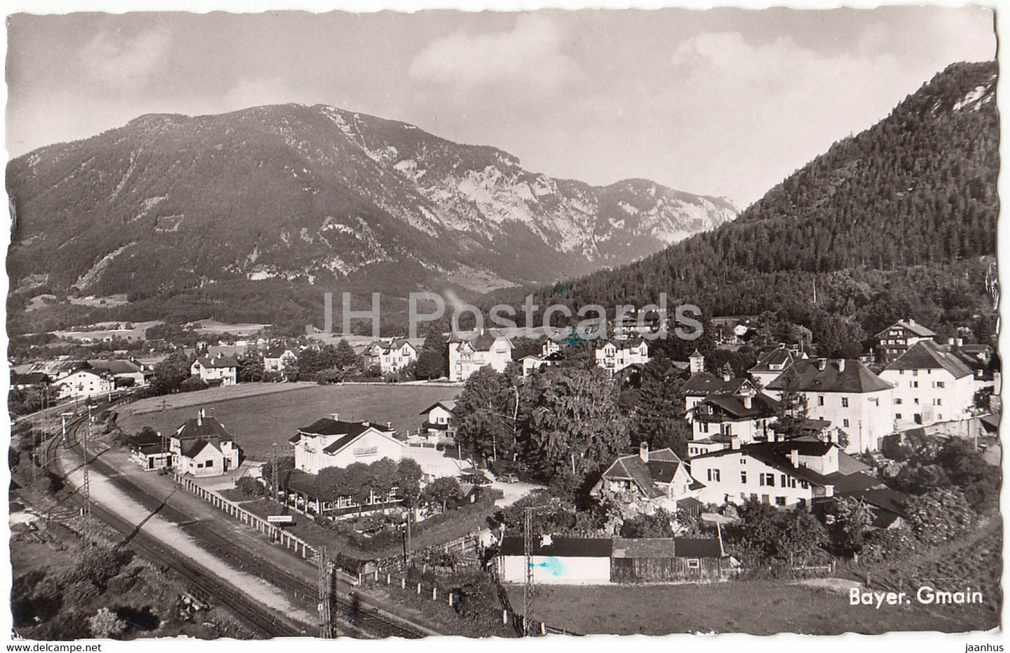 Bayer Gmain mit Untersberg - 1957 - Germany - used - JH Postcards