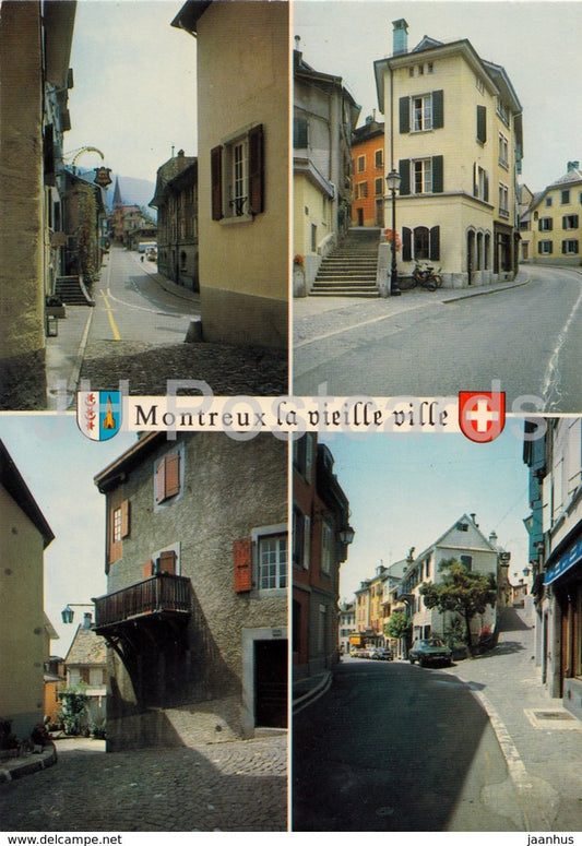 Montreux - La Vieille Ville - Altstadpartien - Old Town - 12513 - Switzerland - unused - JH Postcards