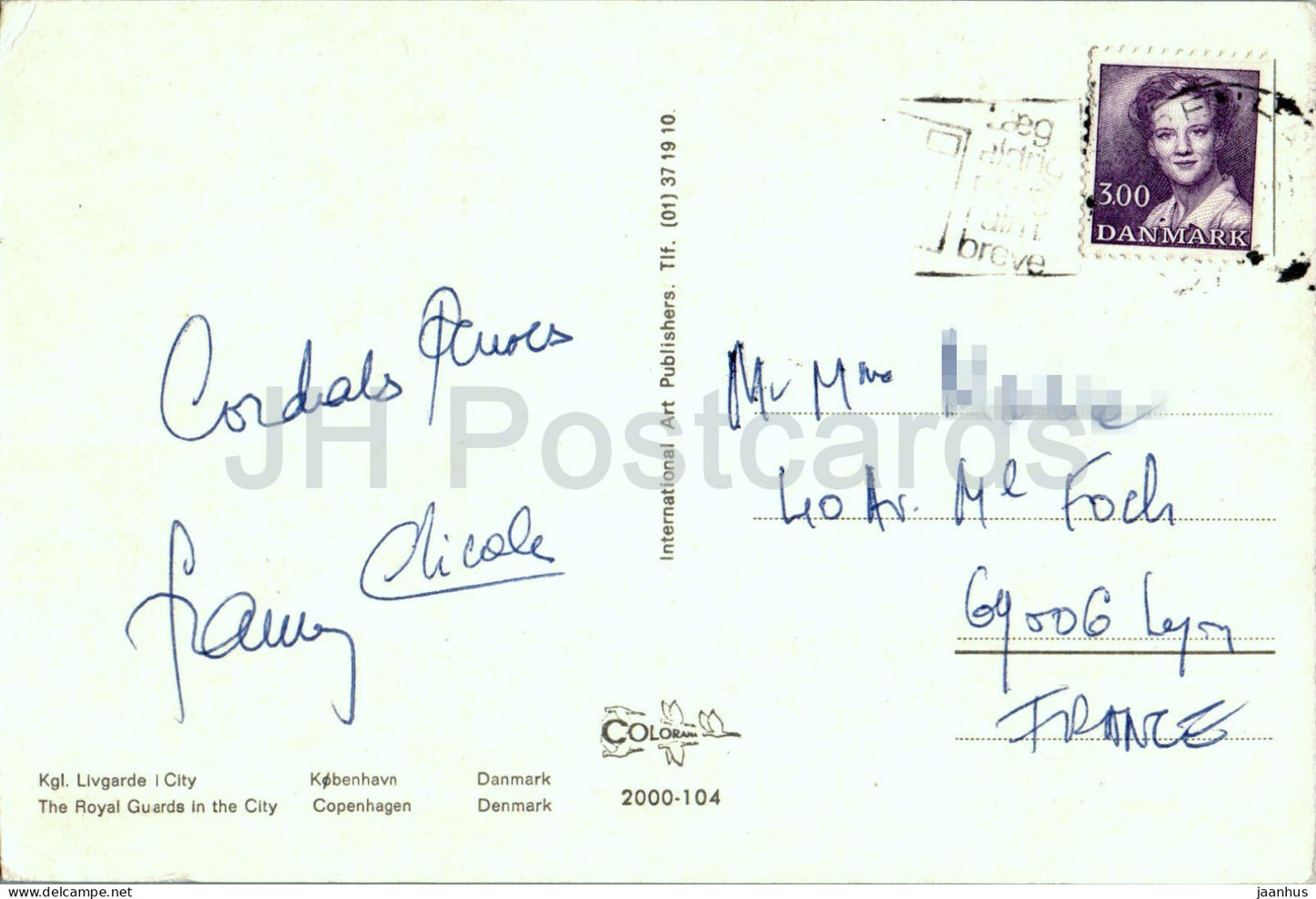 Copenhagen - The Royal Guards in the City - 2000-104 - Denmark - used