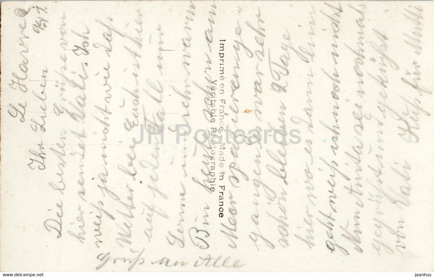 Le Havre - La Plage et l'Entrée du Port vues du Casino - altes Auto - alte Postkarte - Frankreich - gebraucht