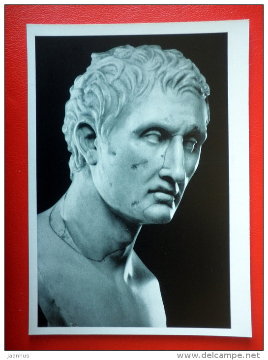 Menander , roman copy - Ancient Greece - Antique sculpture in the Hermitage - 1964 - Russia USSR - unused - JH Postcards