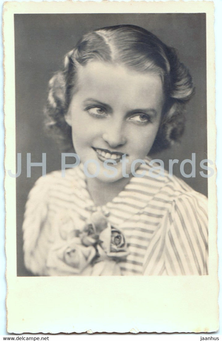 Woman - 3466 - 1951 - Germany - old postcard - used - JH Postcards