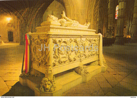 Lisboa - Mosteiro dos Jeronimos (Tumulo de Luis de Camoes) - Jeronimos Monastery (Tomb) - 821 - Portugal - unused - JH Postcards