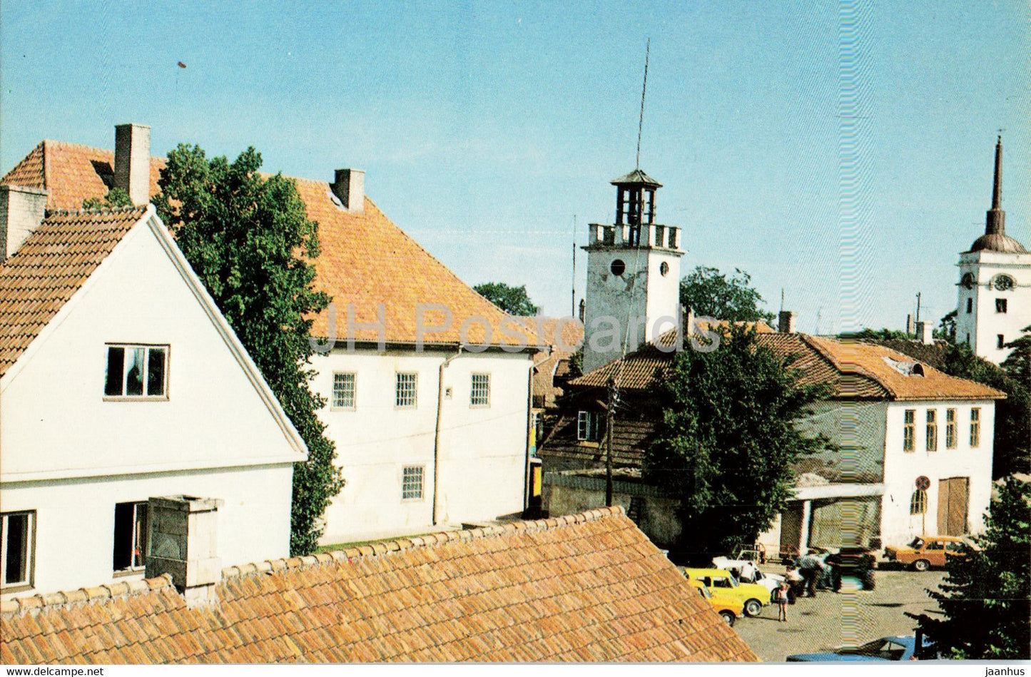 Old Town in Kuressaare - Saaremaa - 1989 - Estonia USSR - unused - JH Postcards