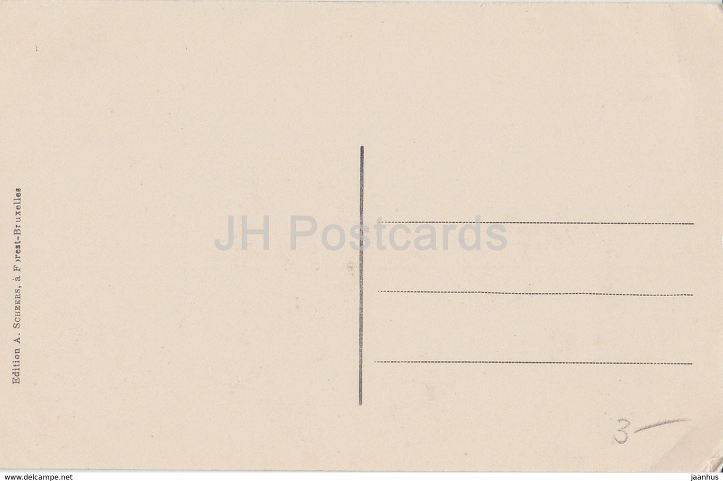 Maree montante - 126 - old postcard - Belgium - unused