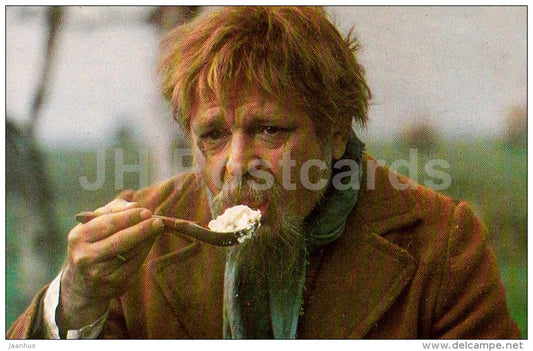 Steppe - actor S. Bondarchuk - Movie - Film - soviet - 1978 - Russia USSR - unused - JH Postcards